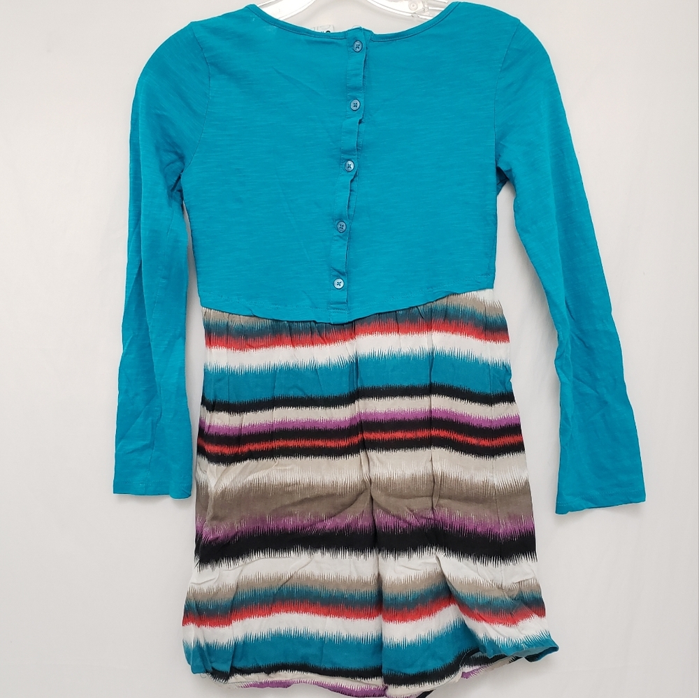 Turquoise Roxy Striped Dress - Picture 4 of 7